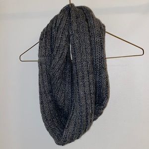 Aero OS Dark Grey Knitted Infinity Scarf